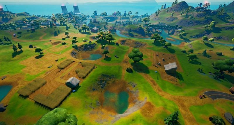 Corny Complex was the latest POI to be abducted in Fortnite. (Image via Epic Games)