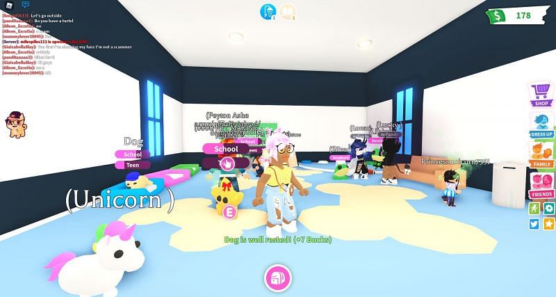A player&#039;s home in Adopt Me! (Image via Roblox Corporation)