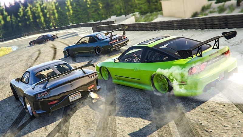Drifting can give the player an edge in GTA Online (Image via hazardous)
