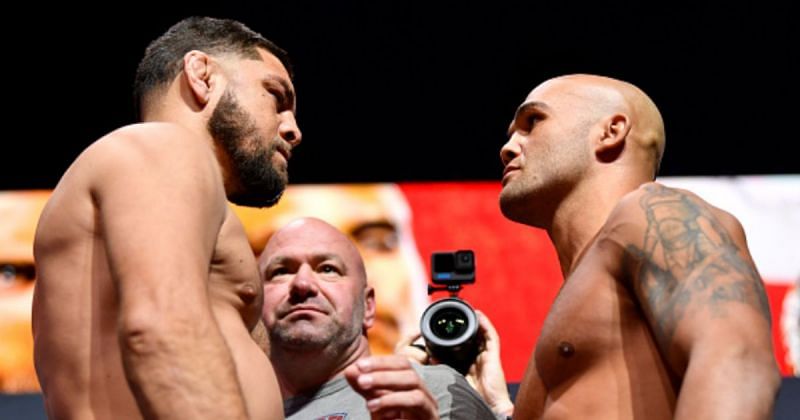 Nick Diaz (left); Robbie Lawler (right)