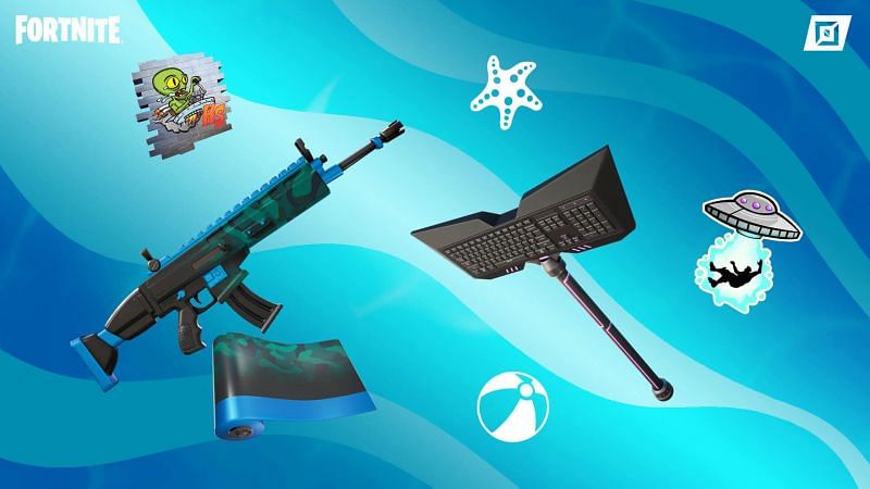 The Fortnite Island Games rewards. (Image via Epic Games)