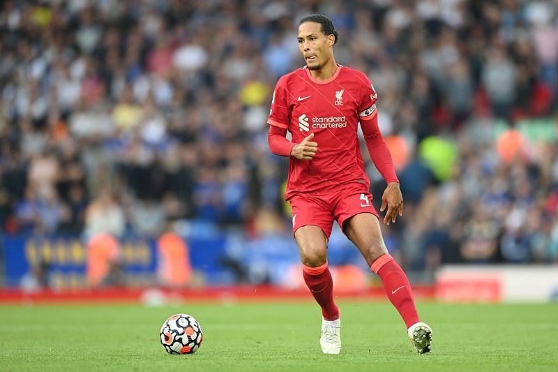 Van Dijk in action for Liverpool