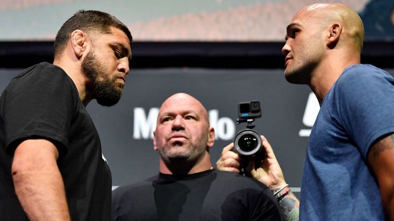 UFC 266: Nick Diaz vs. Robbie Lawler 2 [Photo via @ufc on Twitter]