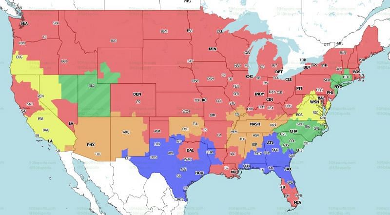 NFL 2021 Week 1: Coverage map, TV schedule, channel and time