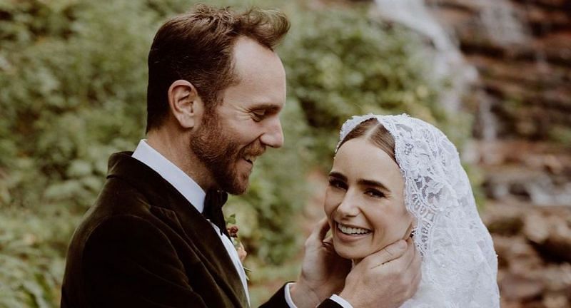 Charlie McDowell and Lily Collins married on September 4, 2021 (Image via Instagram/Charlie McDowell)