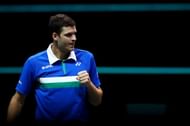 Hubert Hurkacz at the 2021 Rotterdam Open