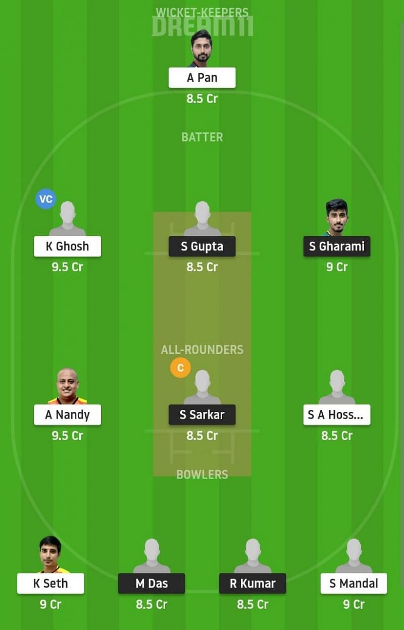 KW vs KC Dream11 Fantasy Suggestion #1