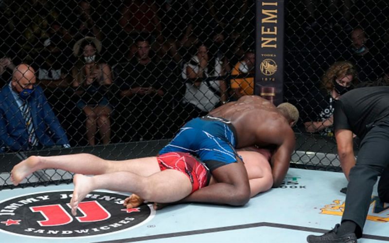 Darren Till lost to Derek Brunson via a rear-naked choke submission