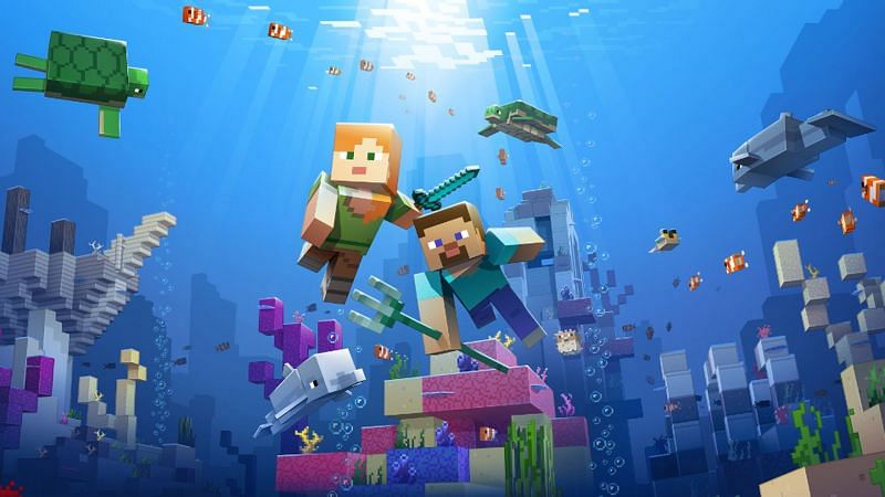 Update Aquatic (Image via Mojang)