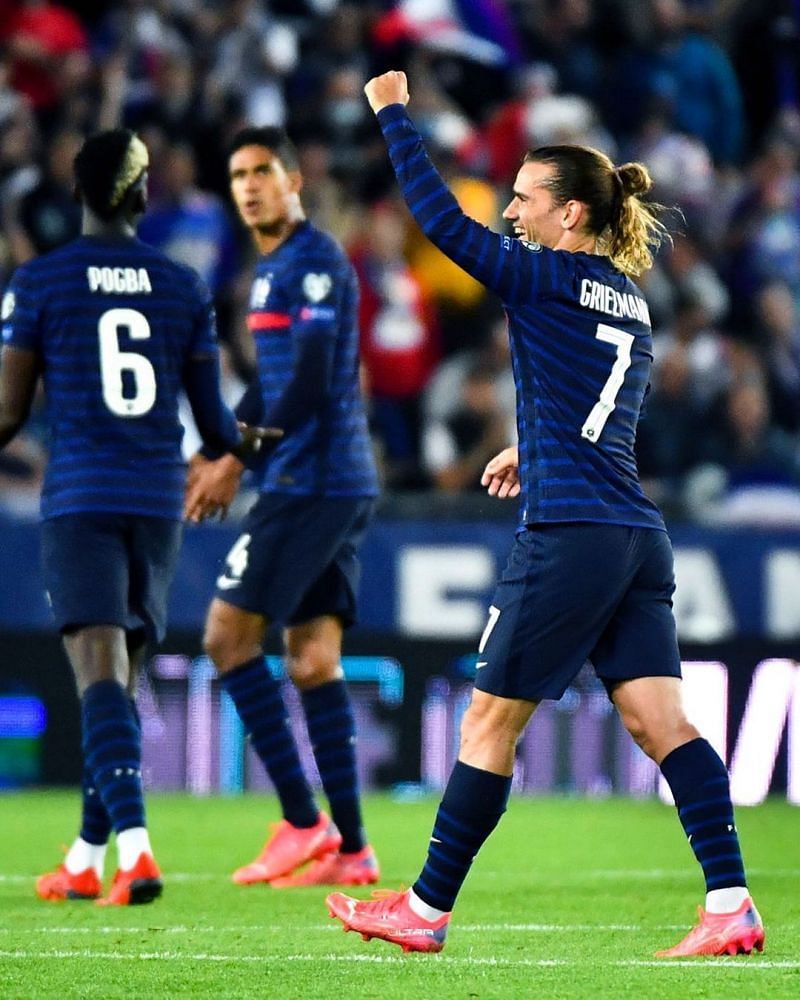 France play out a 1-1 draw by Bosnia and Herzegovina (image via @equipedefrance)