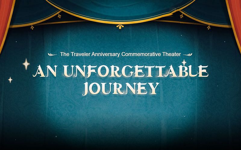An Unforgettable Journey, a new web event (Image via Genshin Impact)