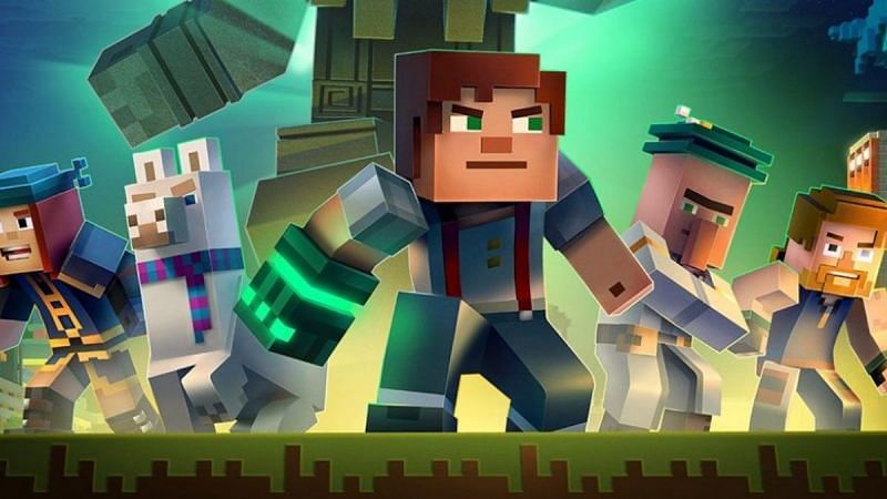 In addition to the game series, Minecraft: Story Mode was also streamed on Netflix's streaming platform (Image via Telltale Games)
