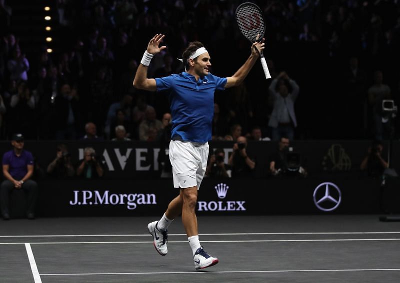 Roger Federer after beating Nick Kyrgios