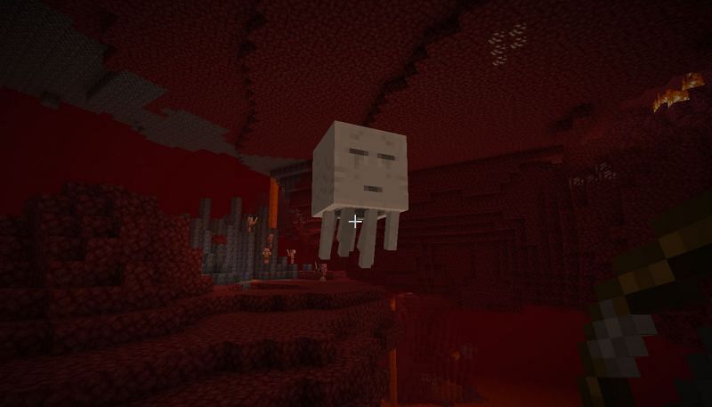 Is that a ghast or a balloon (Image via Minecraft)