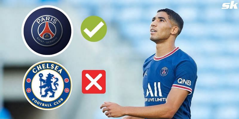 Achraf Hakimi reveals why he chose PSG over Chelsea.