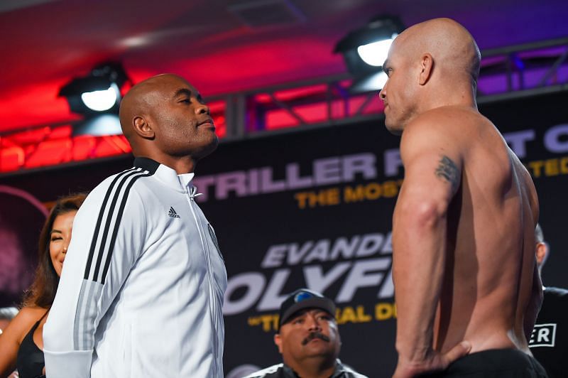 Evander Holyfield v Vitor Belfort - Weigh-in