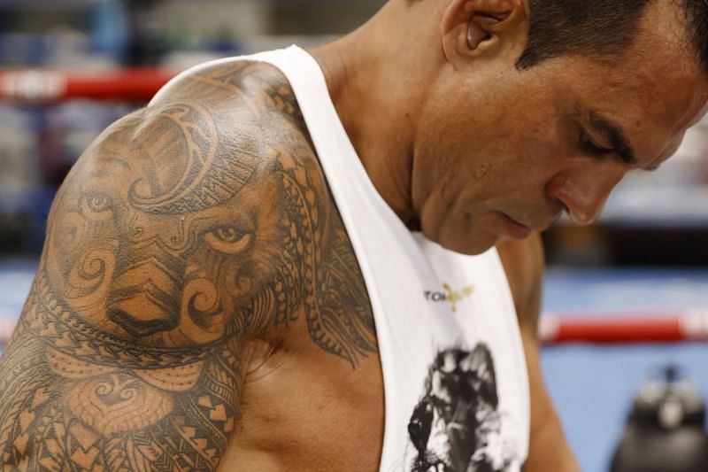 Vitor Belfort during Media Workout ahead of Evander Holyfield fight