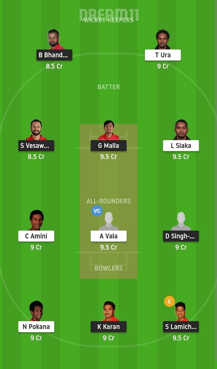 NEP vs PNG Dream11 Fantasy Suggestion #1