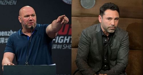 Dana White (left) & Oscar De La Hoya (right)