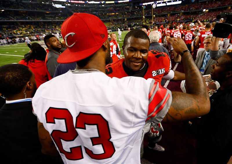 LeBron James at Ohio State&#039;s Football National Championship game