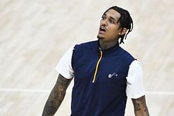 "Do you go to any Jazz games?" - Salt Lake City reporter unknowingly asks Jordan Clarkson if he follows the Utah Jazz