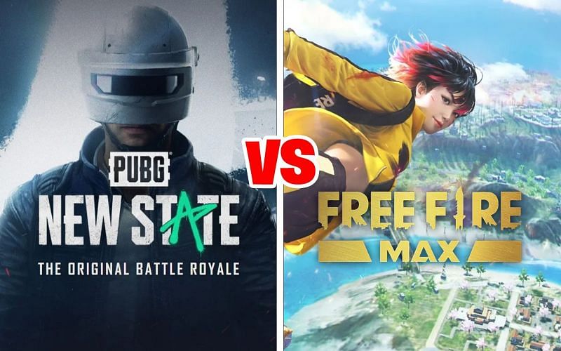 Differences between PUBG New State and Free Fire Max (Image via Sportskeeda)