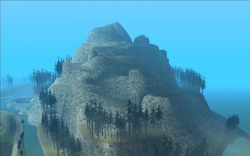 Mount Chiliad as it appears in GTA San Andreas (Image via Rockstar Games)
