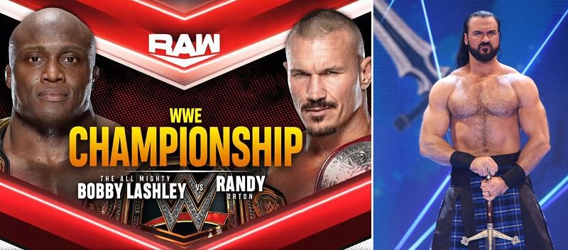 Bobby Lashley vs. Randy Orton is scheduled for RAW this coming week