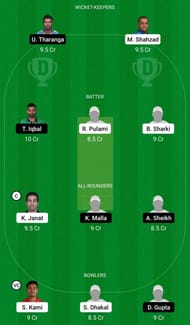 Dream11 Team for Chitwan Tigers vs Bhairahawa Gladiators - Everest Premier League T20 2021.
