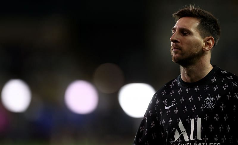 PSG forward Lionel Messi. (Photo by Lars Baron/Getty Images)