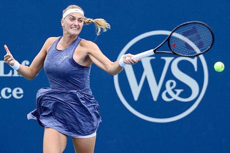 Petra Kvitova will look to dictate play using her groundstrokes