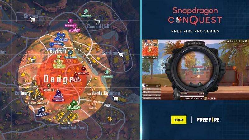 Free Fire Pro Series day 1 (Image via Qualcomm snapdragon)