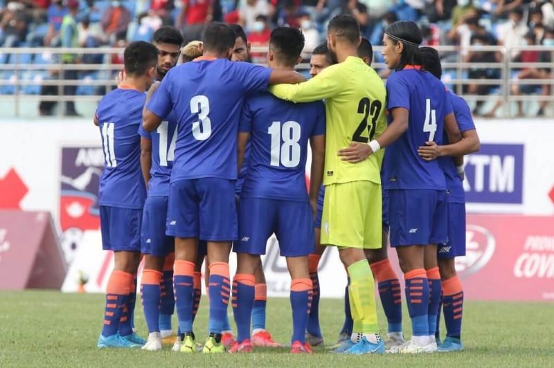 The Indian football team will be eyeing their eighth SAFF Championship title. (Image: AIFF)