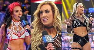 Carmella, Zelina Vega, and Liv Morgan react to their match being cut from SmackDown