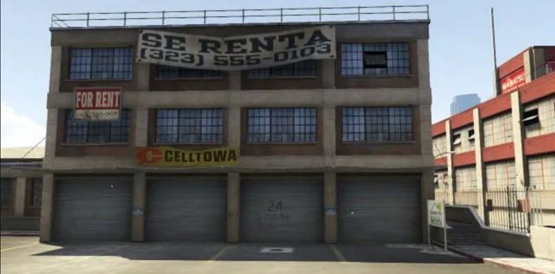 Для сравнения, у большинства бизнес-объектов есть просторные гаражи (Изображение с Rockstar Games)