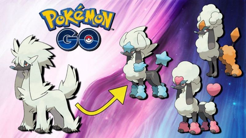 Furfrou can change between many different haircut forms as a cosmetic choice (Image via Niantic)