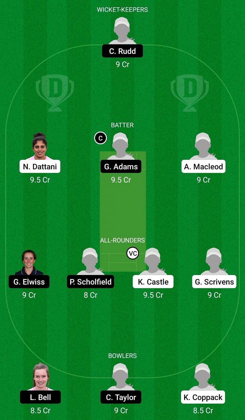 Dream11 Team for Sunrisers vs Southern Vipers - English Women&rsquo;s ODD 2021.