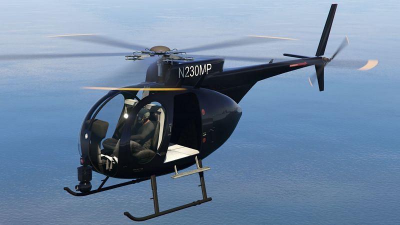 The Buzzard is one of the most popular vehicles in GTA Online (Image via Rockstar Games)