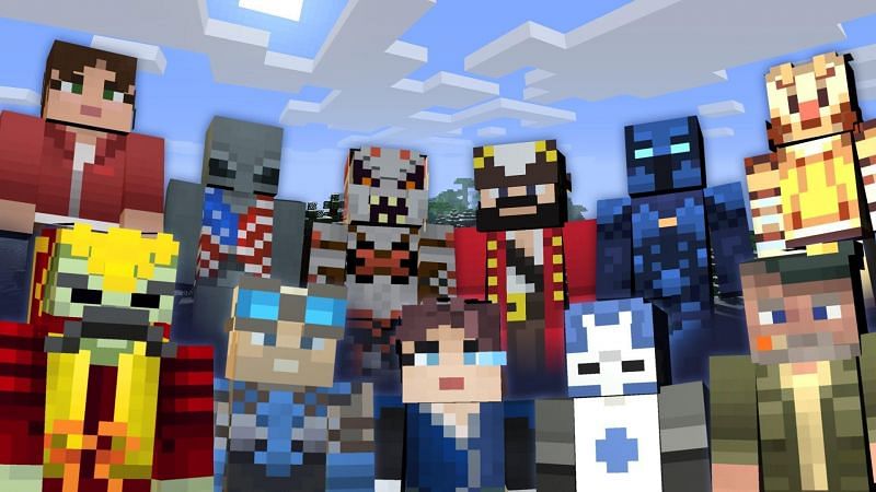 Both Mojang and Minecraft&#039;s player community have released tons of skins for player avatars throughout the game&#039;s lifespan (Image via Mojang).