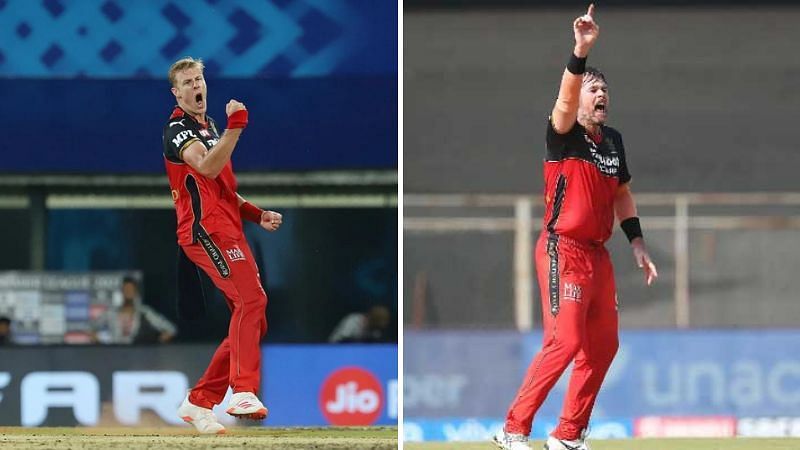 RCB stars Kyle Jamieson and Dan Christian landed in the UAE