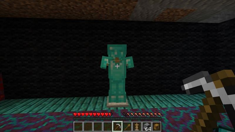 Diamond armor can be upgraded to Netherite, but Netherite can&#039;t be crafted. Image via Minecraft