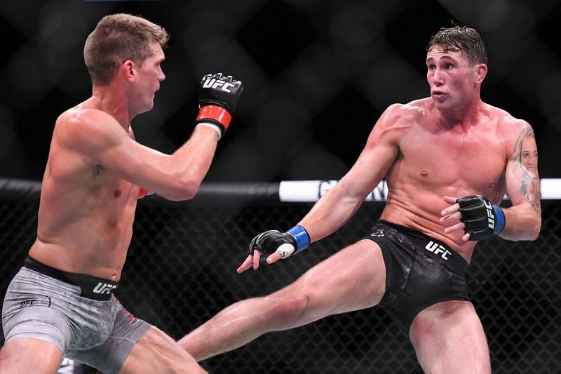 Darren Till used oblique kicks against Stephen Thompson, but wasn&#039;t able to pick up a finish with them