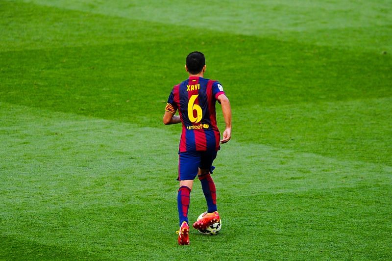 Xavi played a pivotal part in Barcelona&#039;s first-ever treble back in 2009