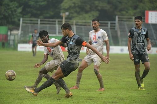 Mohun Bagan Ground was not in the best of conditions after heavy rains in Kolkata.