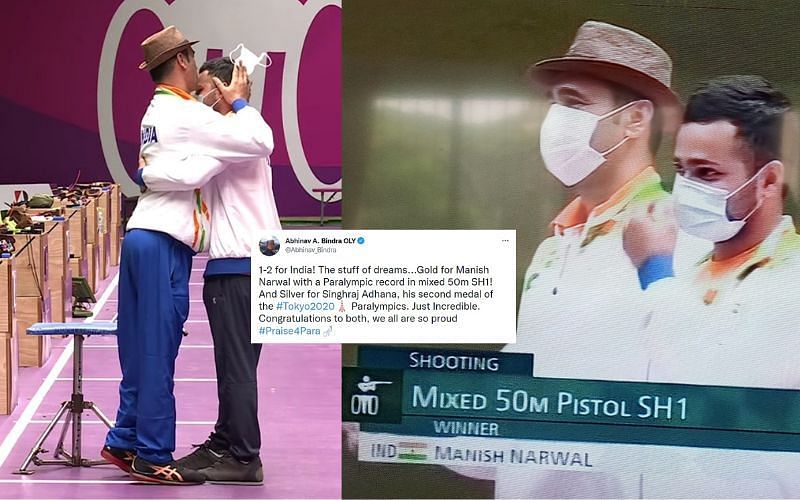 Indian shooters win gold and silver at the Paralympics
