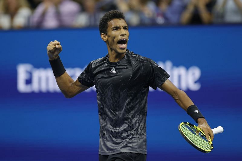 Felix Auger-Aliassime at the 2021 US Open