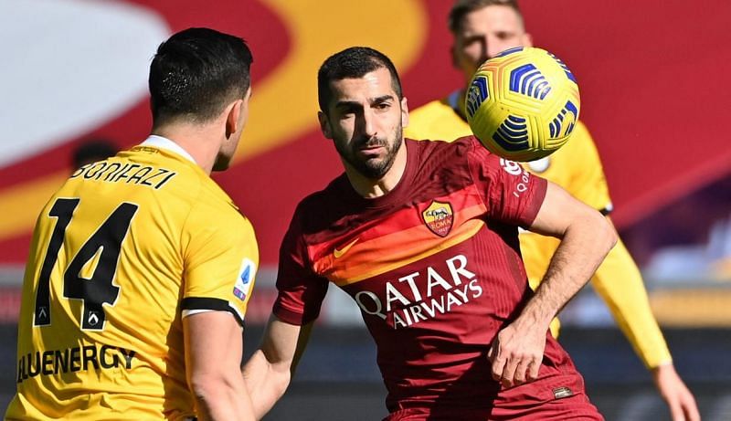 AS Roma have won four of their last five games against Udinese, losing once