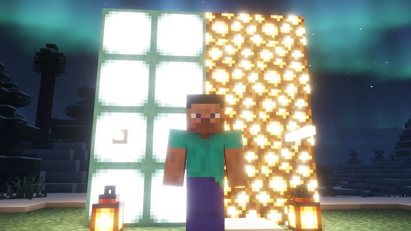 Best light sources for decoration (Image via Minecraft)