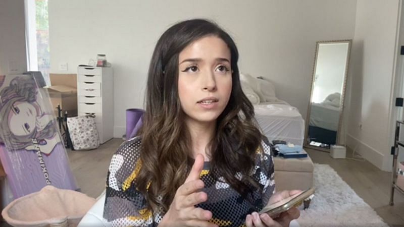 Pokimane was left disgusted after she accidentally read a distasteful comment out loud on her Valorant Twitch stream (Image via Twitch/pokimane)