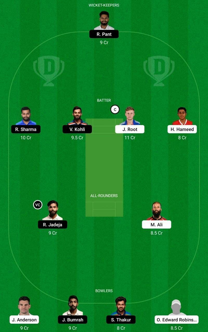 IND vs ENG Dream11 Fantasy Tip #1